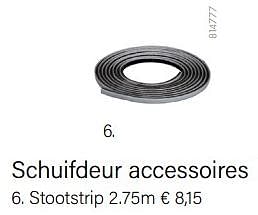 Aanbiedingen Schuifdeur accessoires stootstrip - Storemax - Geldig van 01/10/2022 tot 30/11/2022 bij Multi Bazar