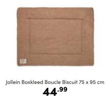 Aanbiedingen Jollein boxkleed boucle biscuit - Jollein - Geldig van 09/10/2022 tot 18/10/2022 bij Baby & Tiener Megastore