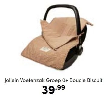 Aanbiedingen Jollein voetenzak groep 0+ boucle biscuit - Jollein - Geldig van 09/10/2022 tot 18/10/2022 bij Baby & Tiener Megastore