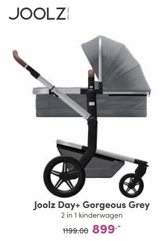 Aanbiedingen Joolz day+ gorgeous grey 2 in 1 kinderwagen - Joolz - Geldig van 09/10/2022 tot 18/10/2022 bij Baby & Tiener Megastore
