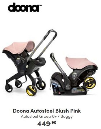 Aanbiedingen Doona autostoel blush pink autostoel - buggy - Doona - Geldig van 09/10/2022 tot 18/10/2022 bij Baby & Tiener Megastore