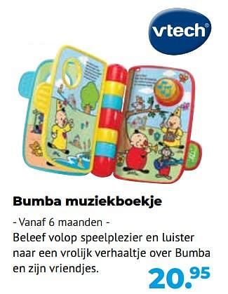 Aanbiedingen Bumba muziekboekje - Vtech - Geldig van 10/10/2022 tot 06/12/2022 bij Multi Bazar
