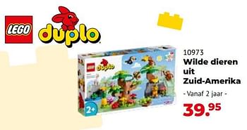 Aanbiedingen 10973 wilde dieren uit zuid-amerika - Lego - Geldig van 10/10/2022 tot 06/12/2022 bij Multi Bazar