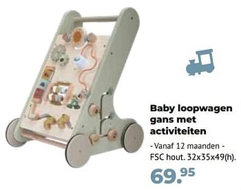 Aanbiedingen Baby loopwagen gans met activiteiten - Little Dutch - Geldig van 10/10/2022 tot 06/12/2022 bij Multi Bazar