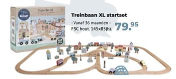 Aanbiedingen Treinbaan xl startset - Little Dutch - Geldig van 10/10/2022 tot 06/12/2022 bij Multi Bazar