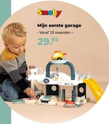 Aanbiedingen Mijn eerste garage - Smoby - Geldig van 10/10/2022 tot 06/12/2022 bij Multi Bazar