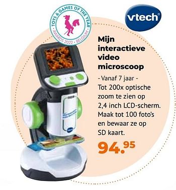 Aanbiedingen Mijn interactieve video microscoop - Vtech - Geldig van 10/10/2022 tot 06/12/2022 bij Multi Bazar