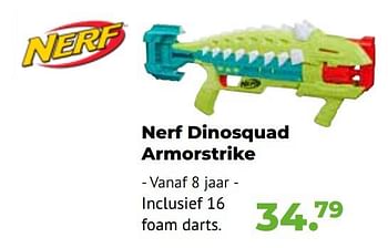 Aanbiedingen Nerf dinosquad armorstrike - Nerf - Geldig van 10/10/2022 tot 06/12/2022 bij Multi Bazar