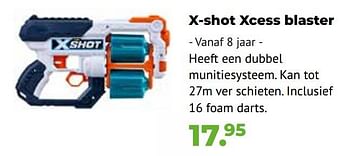 Aanbiedingen X-shot xcess blaster - Zuru - Geldig van 10/10/2022 tot 06/12/2022 bij Multi Bazar