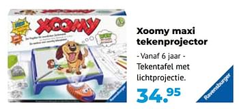 Aanbiedingen Xoomy maxi tekenprojector - Ravensburger - Geldig van 10/10/2022 tot 06/12/2022 bij Multi Bazar
