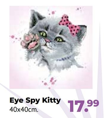 Aanbiedingen Eye spy kitty - Diamond Dotz - Geldig van 10/10/2022 tot 06/12/2022 bij Multi Bazar