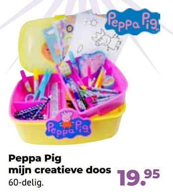 Aanbiedingen Peppa pig mijn creatieve doos - Peppa  Pig - Geldig van 10/10/2022 tot 06/12/2022 bij Multi Bazar