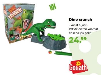 Aanbiedingen Dino crunch - Goliath - Geldig van 10/10/2022 tot 06/12/2022 bij Multi Bazar