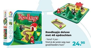 Aanbiedingen Roodkapje deluxe met 48 opdrachten - Smart Games - Geldig van 10/10/2022 tot 06/12/2022 bij Multi Bazar