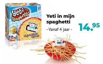 Aanbiedingen Yeti in mijn spaghetti - Megableu - Geldig van 10/10/2022 tot 06/12/2022 bij Multi Bazar