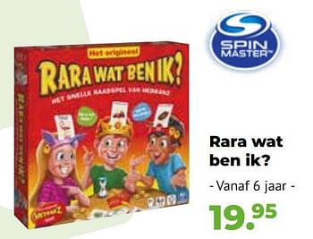 Aanbiedingen Rara wat ben ik? - Spin Master - Geldig van 10/10/2022 tot 06/12/2022 bij Multi Bazar