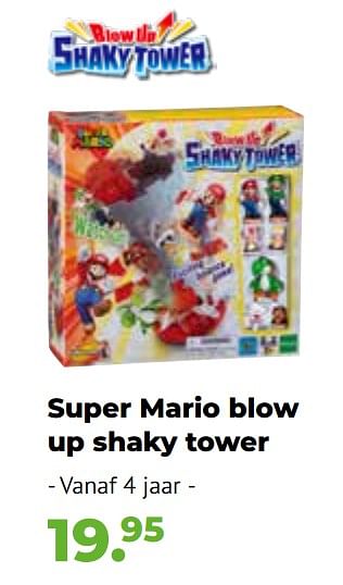 Aanbiedingen Super mario blow up shaky tower - Epoch d'Enfance - Geldig van 10/10/2022 tot 06/12/2022 bij Multi Bazar