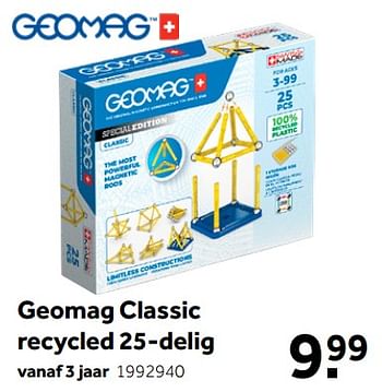 Aanbiedingen Geomag classic recycled - Geomag Kids - Geldig van 01/10/2022 tot 05/12/2022 bij Intertoys