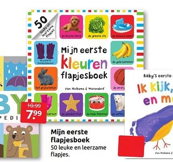 Aanbiedingen Mijn eerste flapjesboek - Huismerk - Boekenvoordeel - Geldig van 08/10/2022 tot 16/10/2022 bij Boekenvoordeel