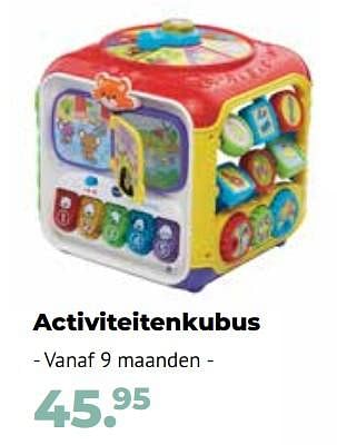 Aanbiedingen Activiteitenkubus - Vtech - Geldig van 10/10/2022 tot 06/12/2022 bij Multi Bazar