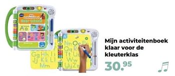 Aanbiedingen Mijn activiteitenboek klaar voor de kleuterklas - Vtech - Geldig van 10/10/2022 tot 06/12/2022 bij Multi Bazar