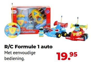 Aanbiedingen R-c formule 1 auto - Huismerk - Multi Bazar - Geldig van 10/10/2022 tot 06/12/2022 bij Multi Bazar