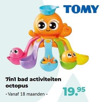 Aanbiedingen 7in1 bad activiteiten octopus - Tomy - Geldig van 10/10/2022 tot 06/12/2022 bij Multi Bazar