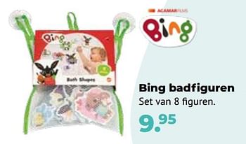 Aanbiedingen Bing badfiguren - Bing - Geldig van 10/10/2022 tot 06/12/2022 bij Multi Bazar