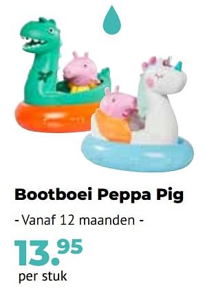 Aanbiedingen Bootboei peppa pig - Tomy - Geldig van 10/10/2022 tot 06/12/2022 bij Multi Bazar