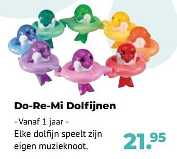 Aanbiedingen Do-re-mi dolfijnen - Tomy - Geldig van 10/10/2022 tot 06/12/2022 bij Multi Bazar