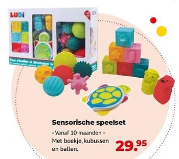 Aanbiedingen Sensorische speelset - Ludi - Geldig van 10/10/2022 tot 06/12/2022 bij Multi Bazar