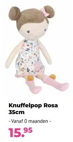 Aanbiedingen Knuffelpop rosa - Little Dutch - Geldig van 10/10/2022 tot 06/12/2022 bij Multi Bazar