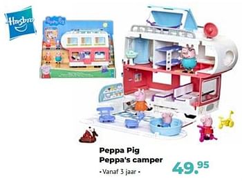 Aanbiedingen Peppa pig peppa`s camper - Hasbro - Geldig van 10/10/2022 tot 06/12/2022 bij Multi Bazar