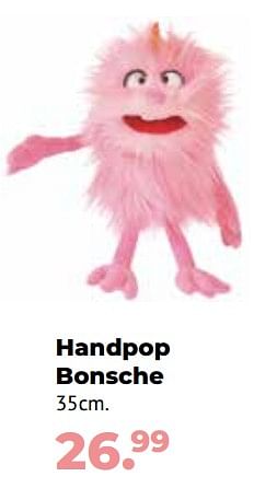 Aanbiedingen Handpop bonsche - Living Puppets - Geldig van 10/10/2022 tot 06/12/2022 bij Multi Bazar