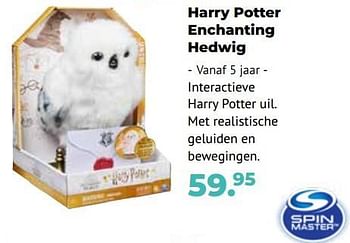 Aanbiedingen Harry potter enchanting hedwig - Spin Master - Geldig van 10/10/2022 tot 06/12/2022 bij Multi Bazar