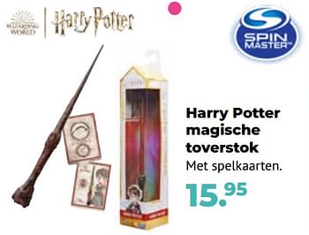 Aanbiedingen Harry potter magische toverstok - Spin Master - Geldig van 10/10/2022 tot 06/12/2022 bij Multi Bazar