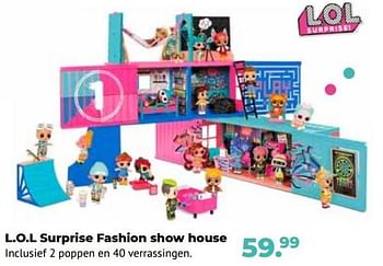 Aanbiedingen L.o.l surprise fashion show house - MGA Entertainment - Geldig van 10/10/2022 tot 06/12/2022 bij Multi Bazar