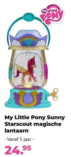 Aanbiedingen My little pony sunny starscout magische lantaarn - My Little Pony - Geldig van 10/10/2022 tot 06/12/2022 bij Multi Bazar