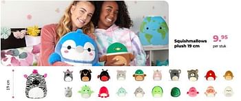 Aanbiedingen Squishmallows plush 19 cm - Huismerk - Multi Bazar - Geldig van 10/10/2022 tot 06/12/2022 bij Multi Bazar