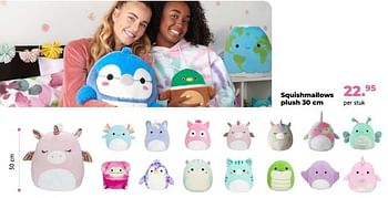 Aanbiedingen Squishmallows plush 30 cm - Huismerk - Multi Bazar - Geldig van 10/10/2022 tot 06/12/2022 bij Multi Bazar