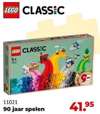 Aanbiedingen 11021 90 jaar spelen - Lego - Geldig van 10/10/2022 tot 06/12/2022 bij Multi Bazar