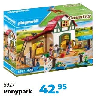 Aanbiedingen 6927 ponypark - Playmobil - Geldig van 10/10/2022 tot 06/12/2022 bij Multi Bazar