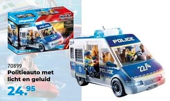 Aanbiedingen 70899 politieauto met licht en geluid - Playmobil - Geldig van 10/10/2022 tot 06/12/2022 bij Multi Bazar