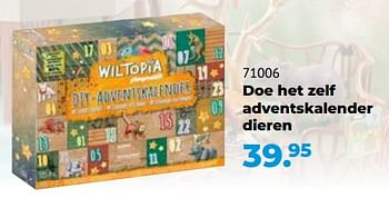 Aanbiedingen 71006 doe het zelf adventskalender dieren - Playmobil - Geldig van 10/10/2022 tot 06/12/2022 bij Multi Bazar