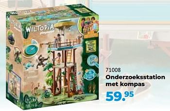 Aanbiedingen 71008 onderzoeksstation met kompas - Playmobil - Geldig van 10/10/2022 tot 06/12/2022 bij Multi Bazar