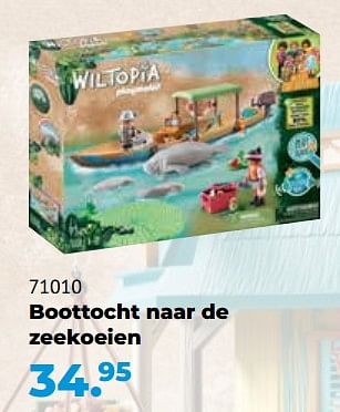 Aanbiedingen 71010 boottocht naar de zeekoeien - Playmobil - Geldig van 10/10/2022 tot 06/12/2022 bij Multi Bazar