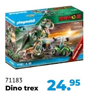 Aanbiedingen 71183 dino trex - Playmobil - Geldig van 10/10/2022 tot 06/12/2022 bij Multi Bazar