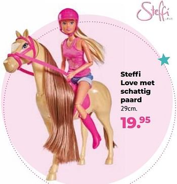 Aanbiedingen Steffi love met schattig paard - Steffi Love - Geldig van 10/10/2022 tot 06/12/2022 bij Multi Bazar