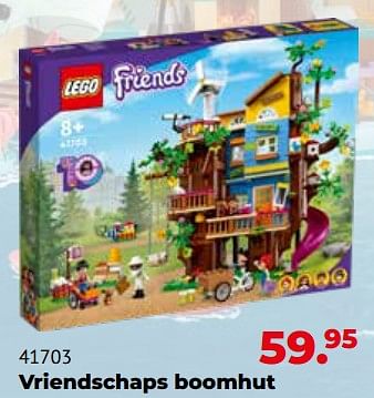 Aanbiedingen 41703 vriendschaps boomhut - Lego - Geldig van 10/10/2022 tot 06/12/2022 bij Multi Bazar