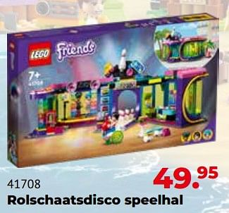 Aanbiedingen 41708 rolschaatsdisco speelhal - Lego - Geldig van 10/10/2022 tot 06/12/2022 bij Multi Bazar